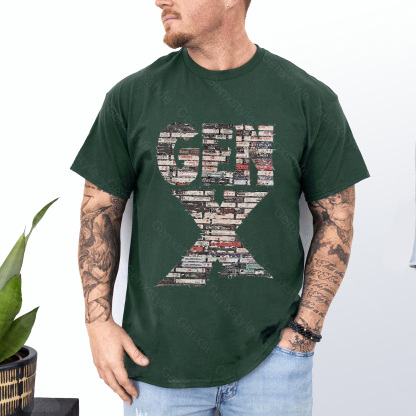 Gen X 80s Rock Cassettes T-shirt
