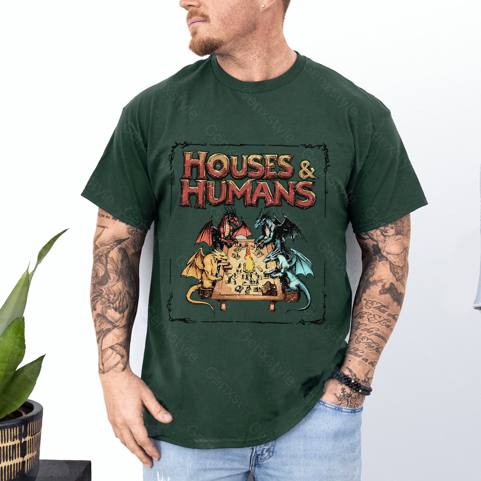 Houses and Humans D&D T-shirt