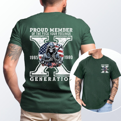 Generation X Skull Design T-shirt