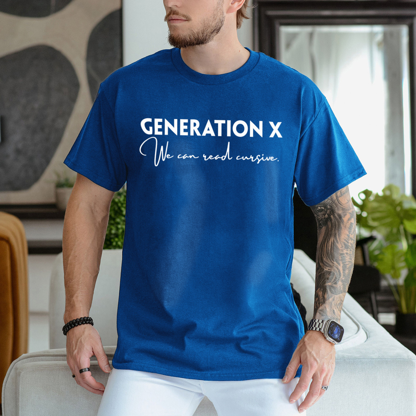 Gen X We Can Read Cursive T-Shirt