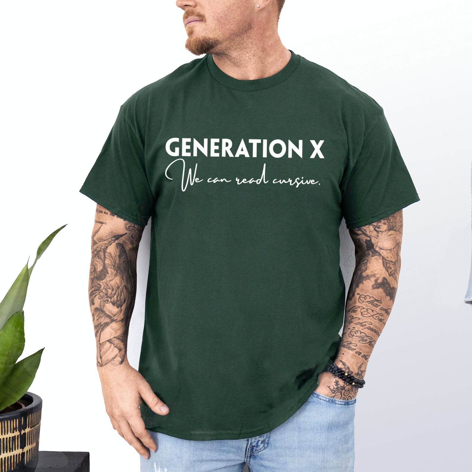 Gen X We Can Read Cursive T-Shirt