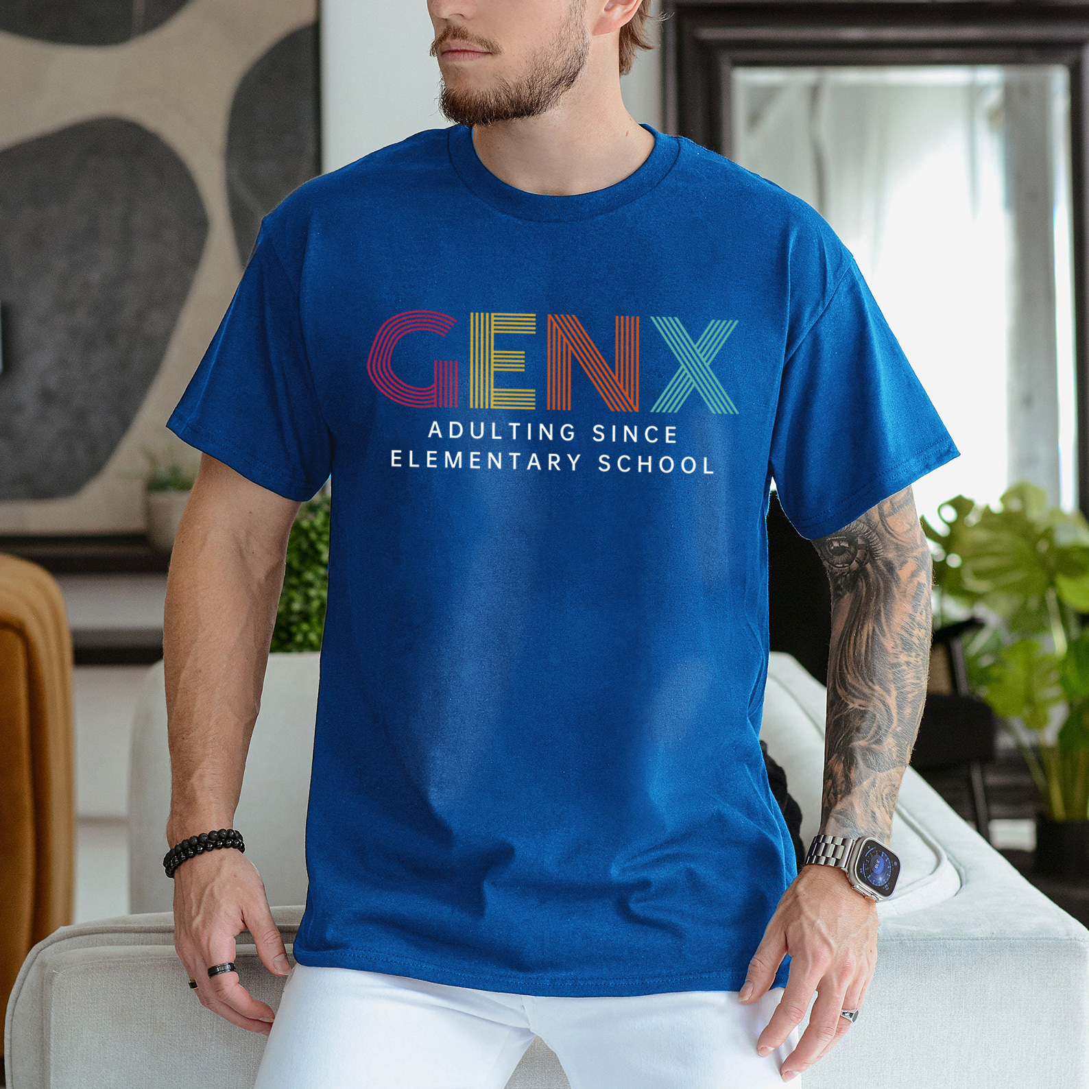Gen X Adulting Since Elementary School T-Shirt