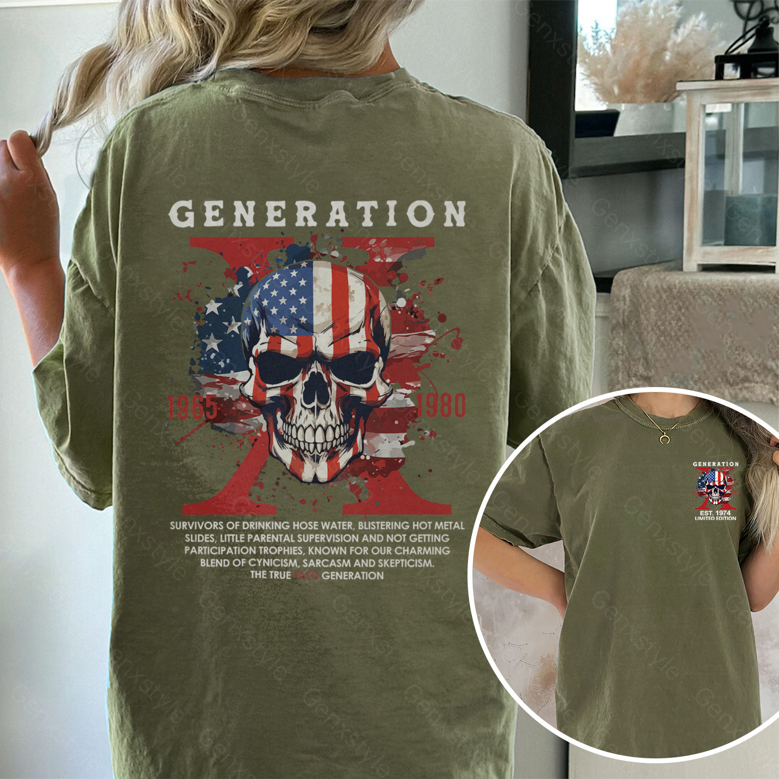 Washed Customized Proud Member of the Fck Your Feelings T-shirt