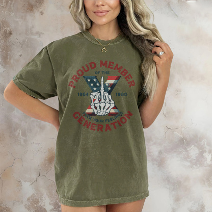 Washed American Flag T-shirt