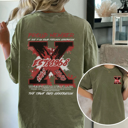 Washed The True FAFO Generation X Unisex T-shirt