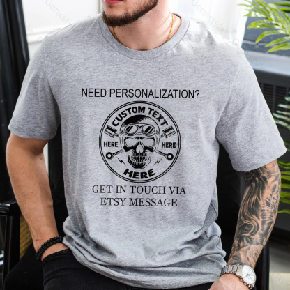 Generation X Skull Motorcycle T-shirt