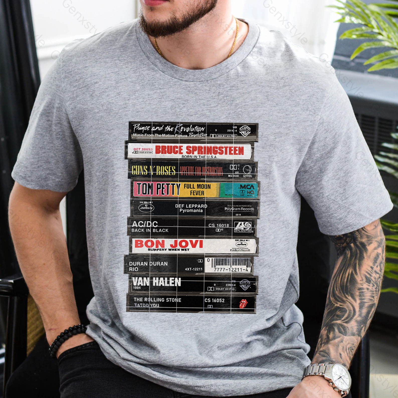 Rock Cassettes Tape T-shirt