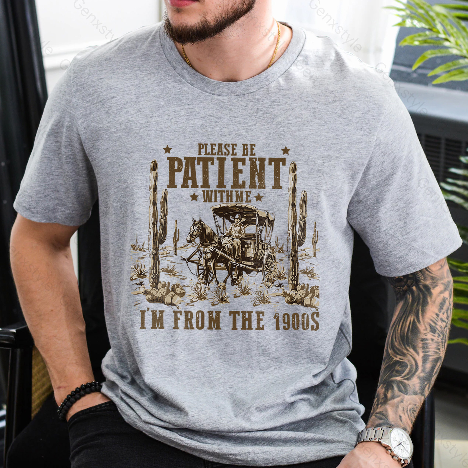 Please Be Patient with Me, I'm From the 1900's - Print Unisex Shirt XXX