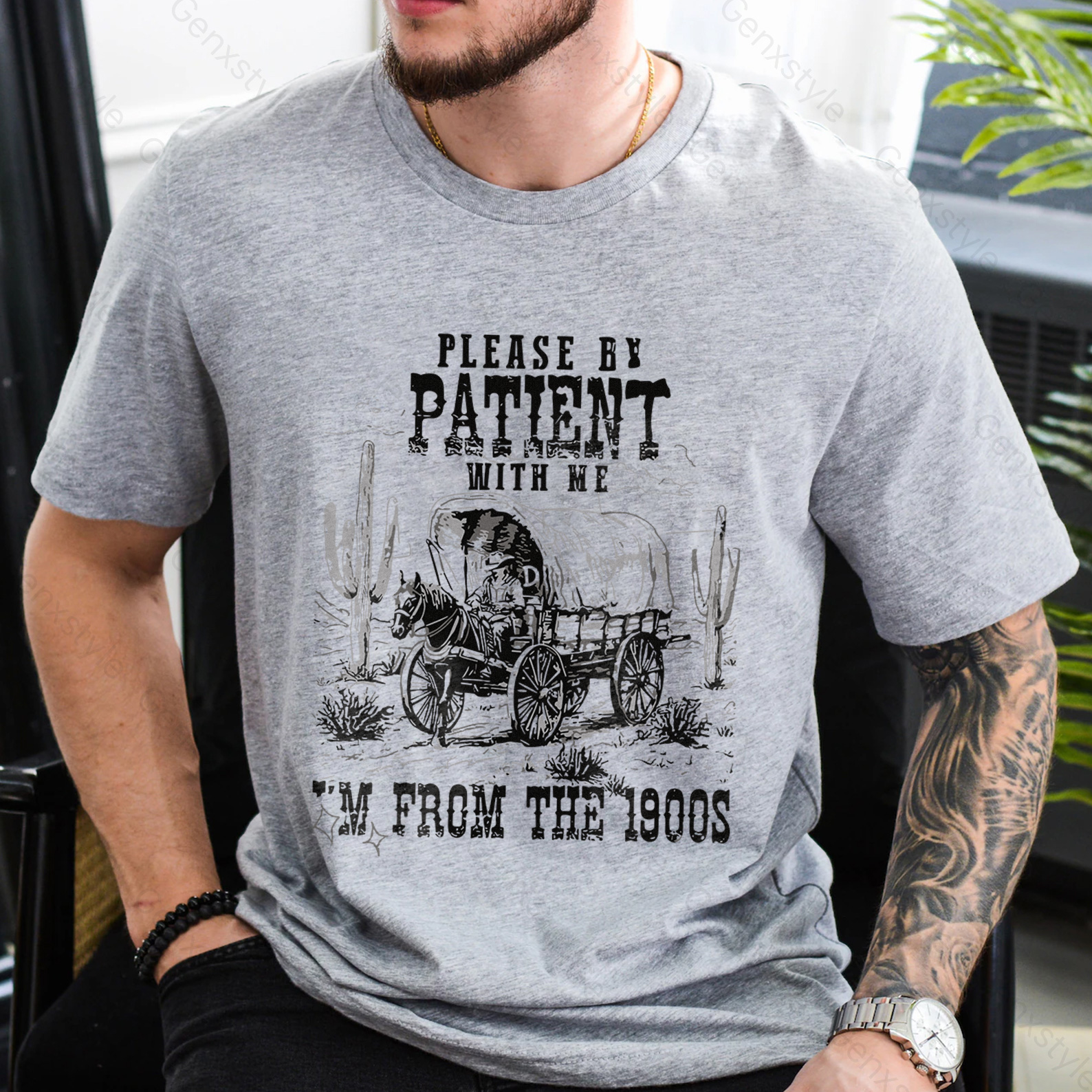 Please Be Patient with Me, I'm From the 1900's - Print Unisex Shirt XXXI