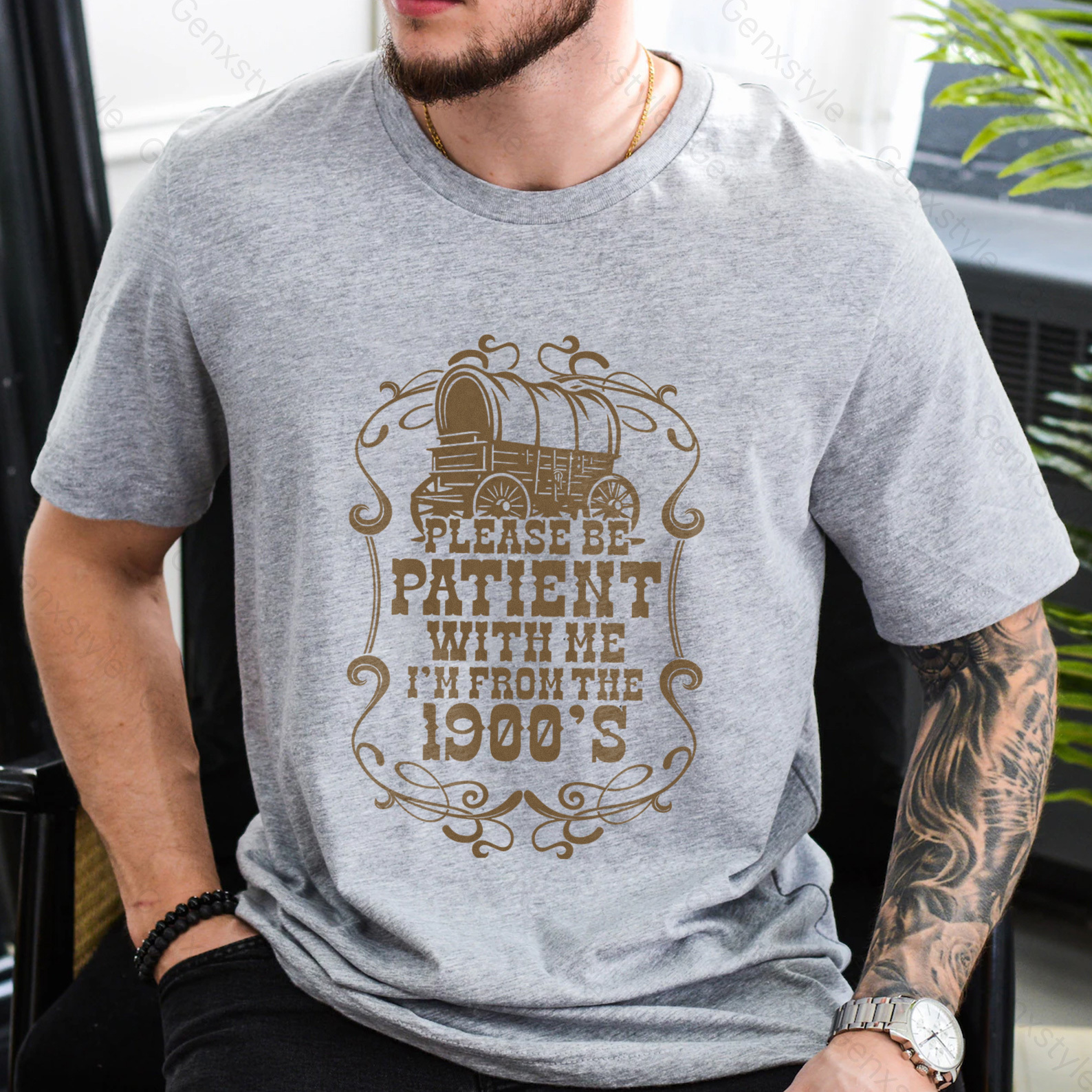Please Be Patient with Me, I'm From the 1900's - Print Unisex Shirt XXII