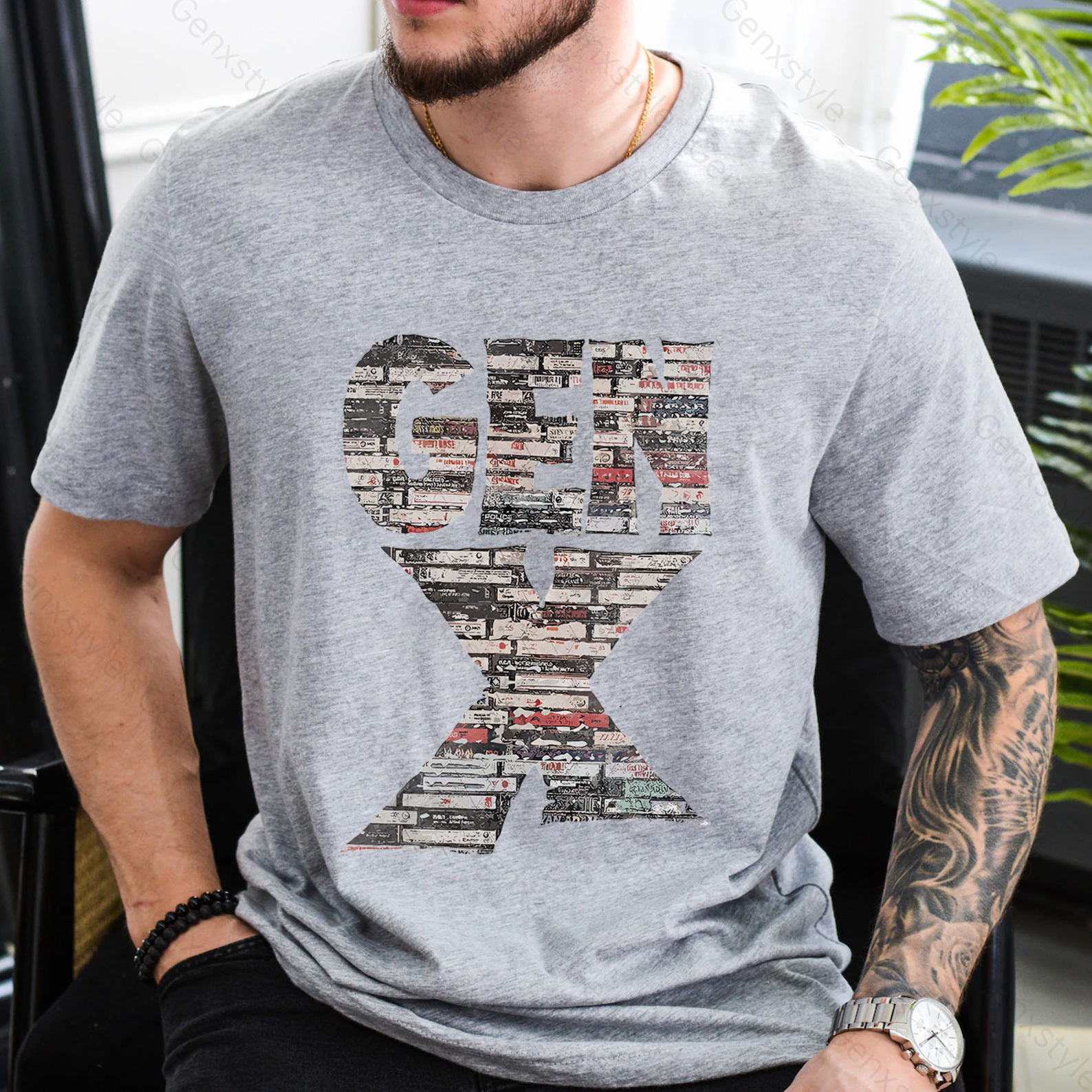 Gen X 80s Rock Cassettes T-shirt