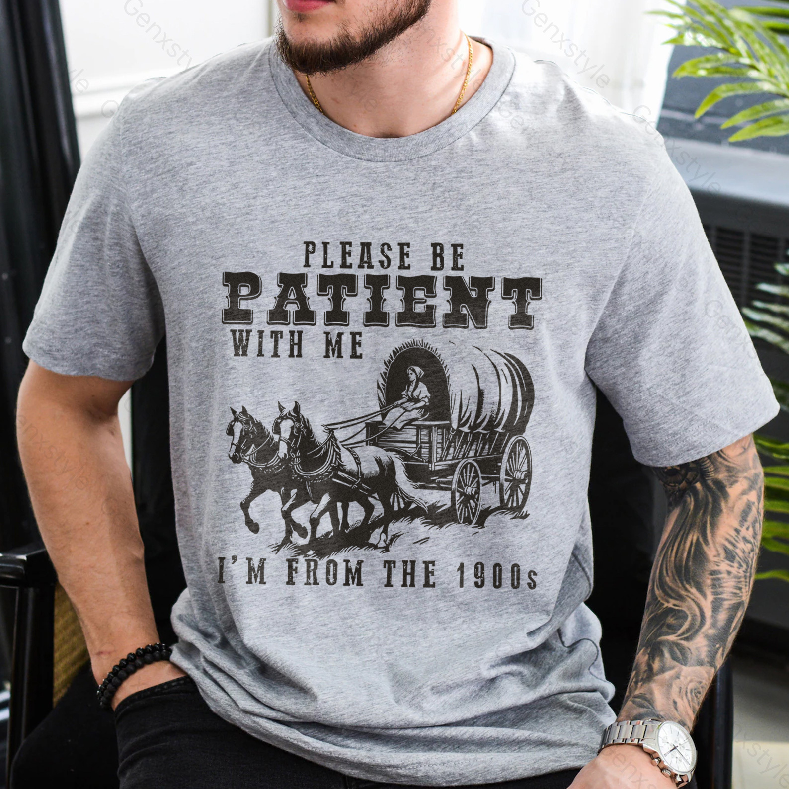 Please Be Patient with Me, I'm From the 1900's - Print Unisex Shirt XXV