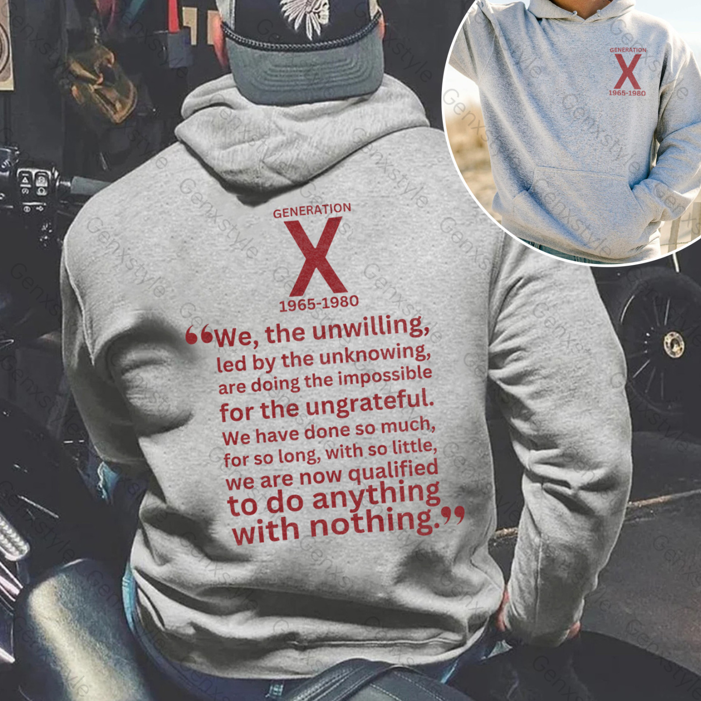 Generation X We The Unwilling Hoodie