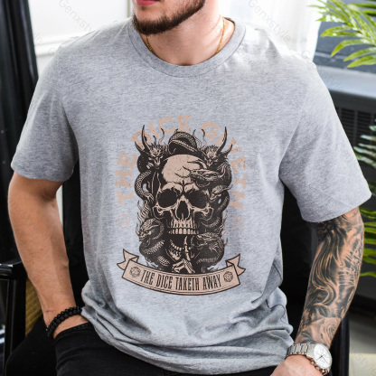 The Dice Giveth and the Dice Taketh Away T-shirt