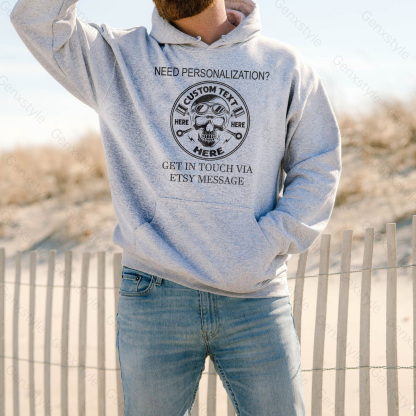 Generation X Skull Motorcycle Hoodie