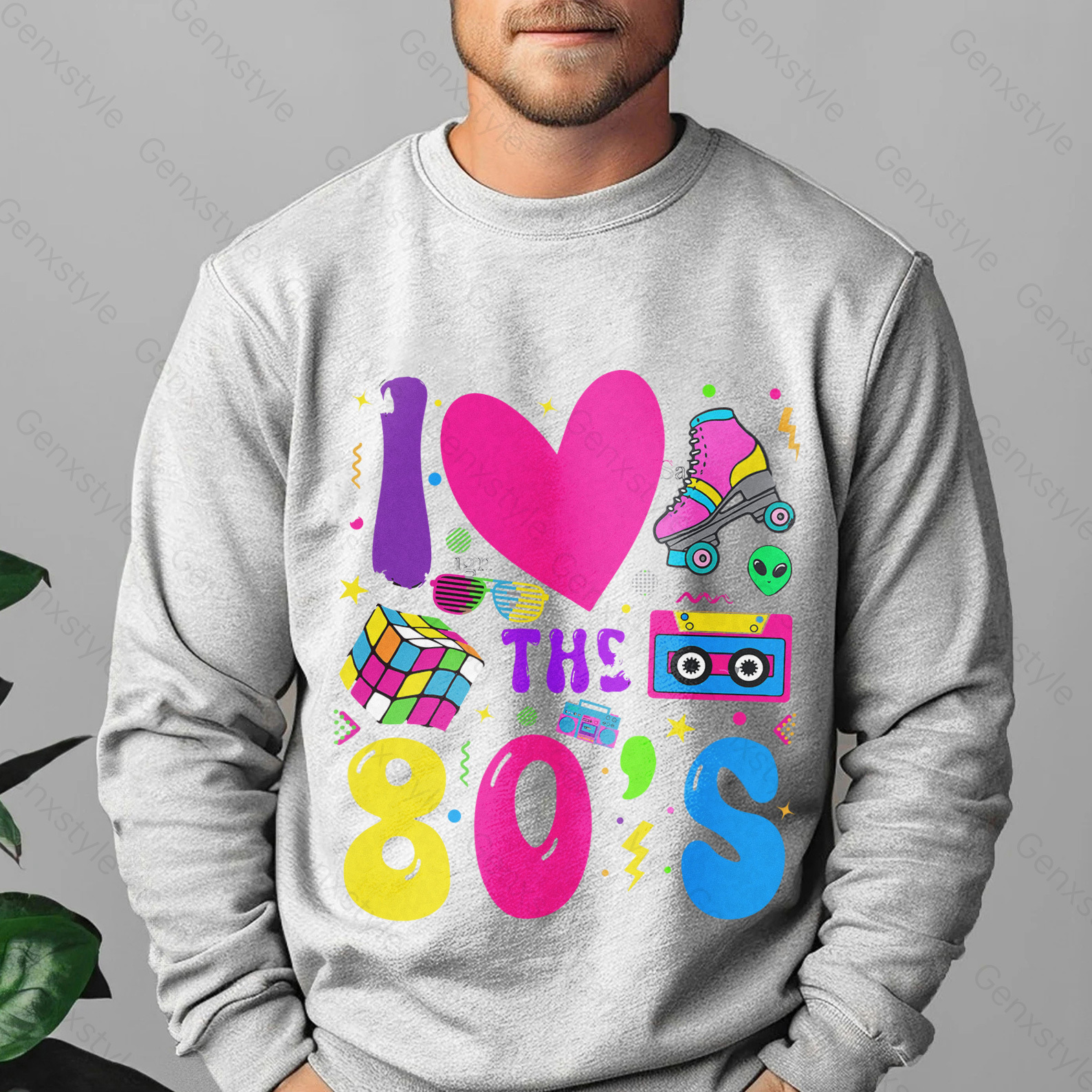 I Love The 80s Crewneck
