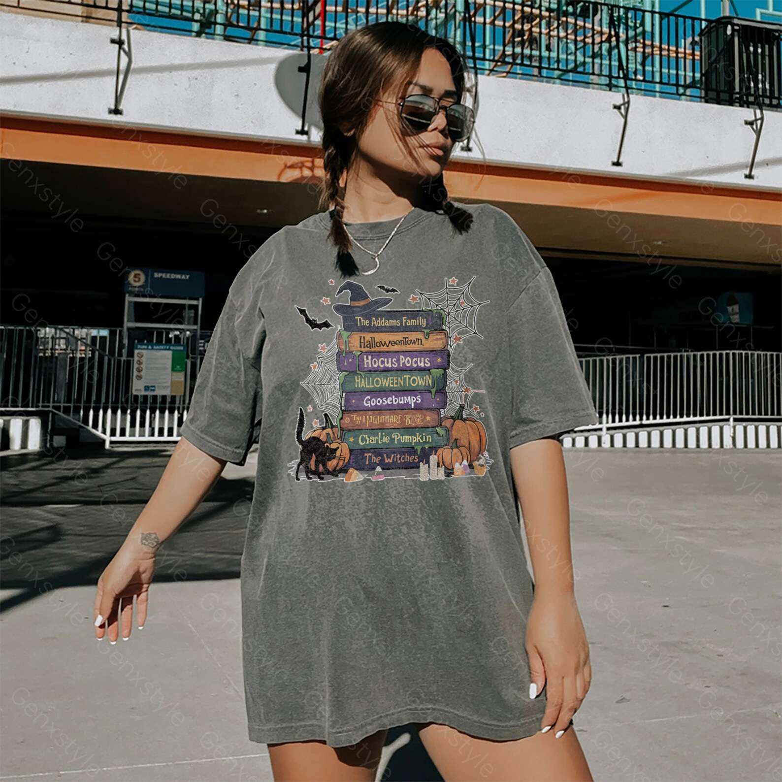 Washed Vintage Halloween Movie T-shirt