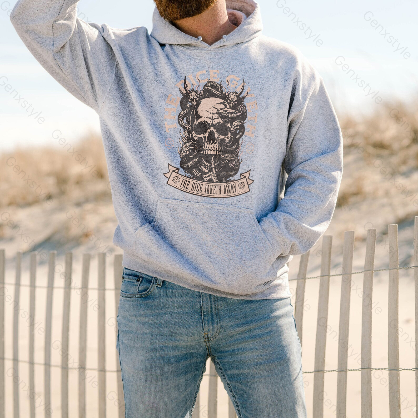 The Dice Giveth and the Dice Taketh Away Hoodie