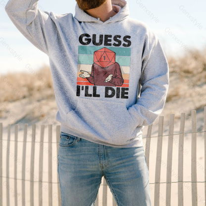 Guess I'll Die D&D Vintage Hoodie
