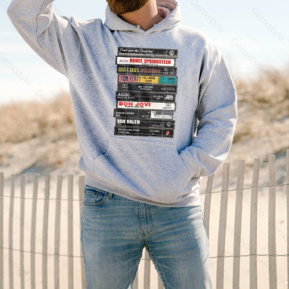 Rock Cassettes Tape Hoodie