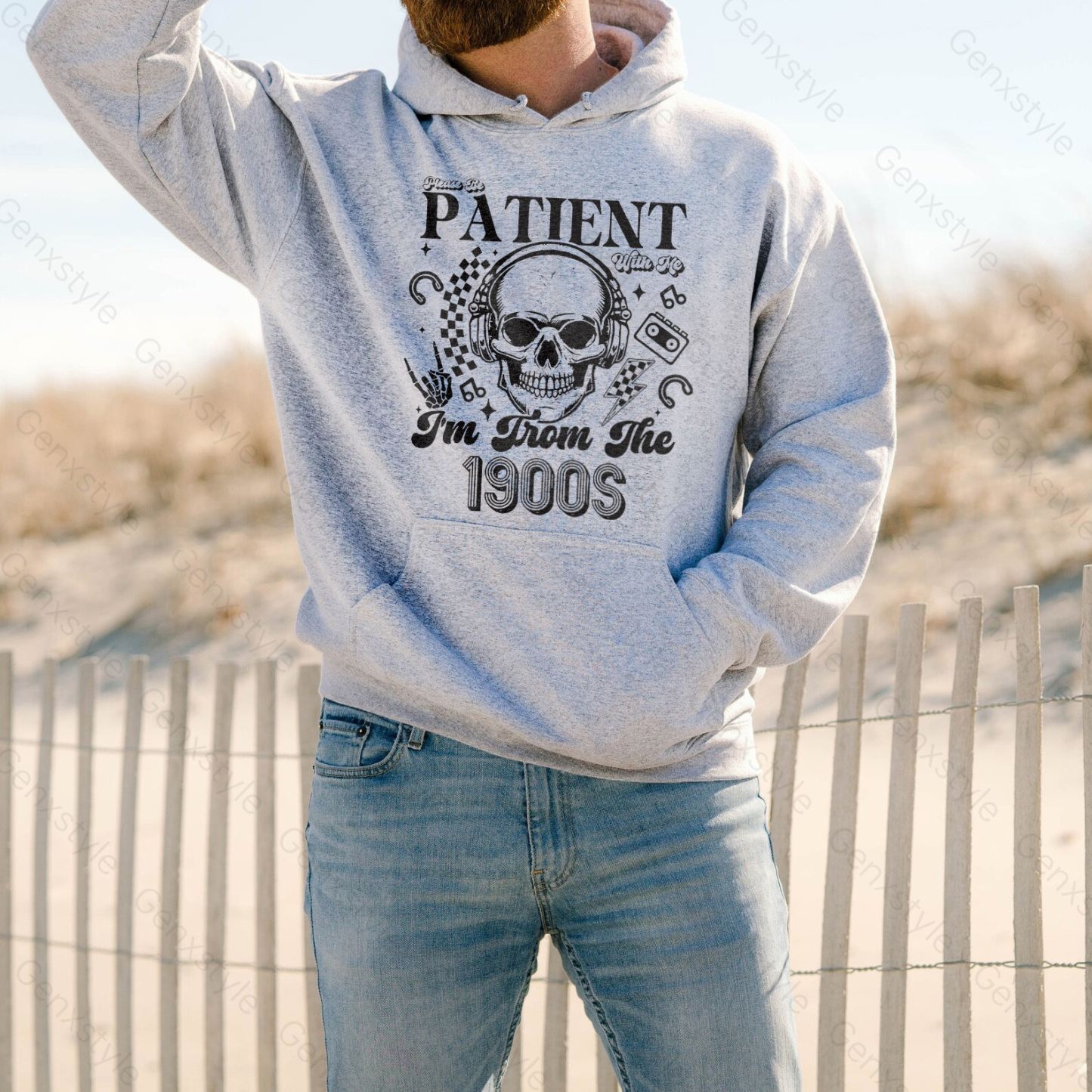 Please Be Patient with Me, I'm From the 1900's - Print Unisex Hoodie XXVII