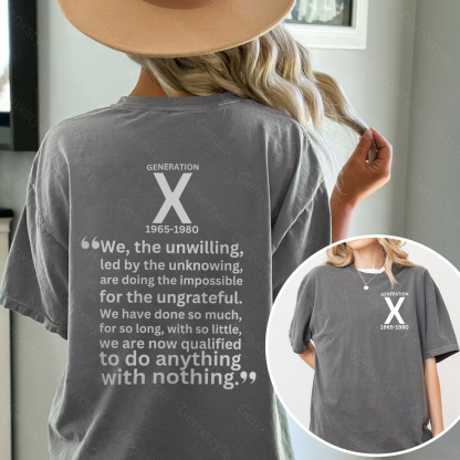 Washed Generation X We The Unwilling T-shirt