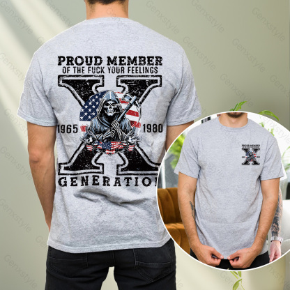Generation X Skull Design T-shirt