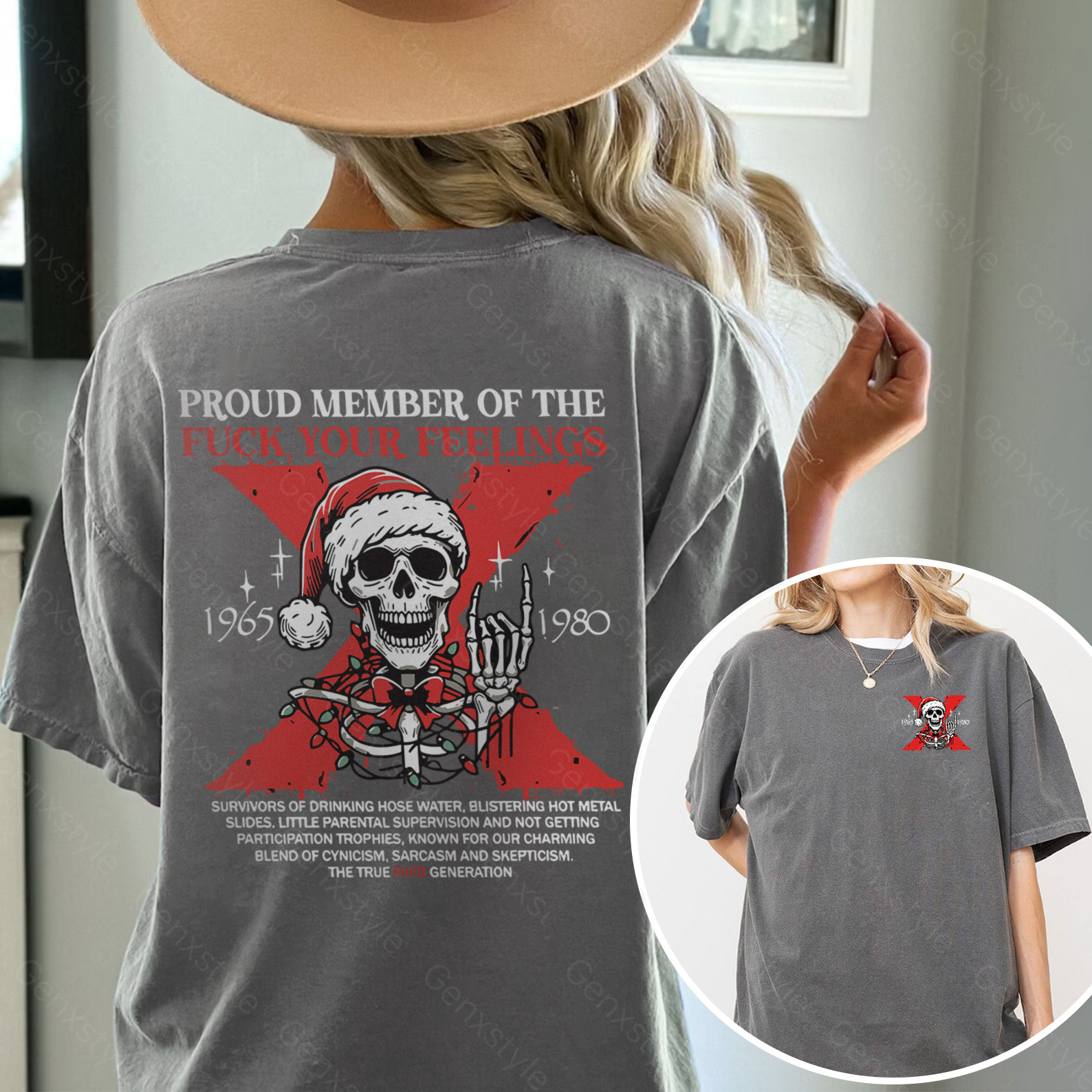 Washed Christmas Generation X T-shirt