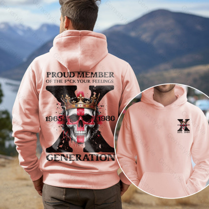 Britain Funny Skull Generation X Hoodie
