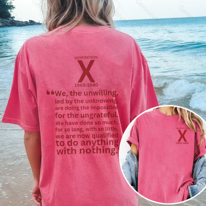 Washed Generation X We The Unwilling T-shirt