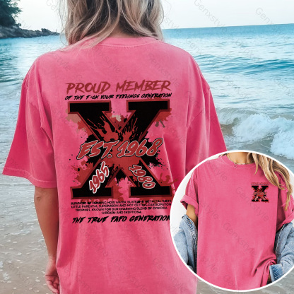 Washed The True FAFO Generation X Unisex T-shirt