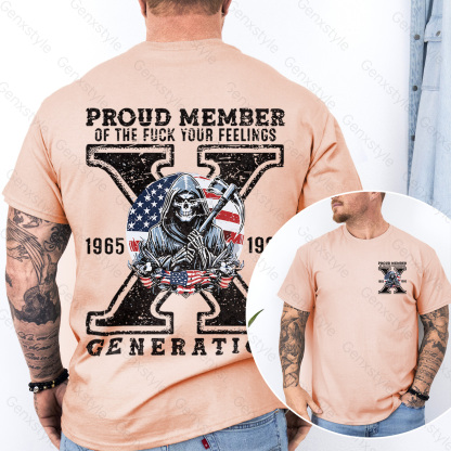 Generation X Skull Design T-shirt