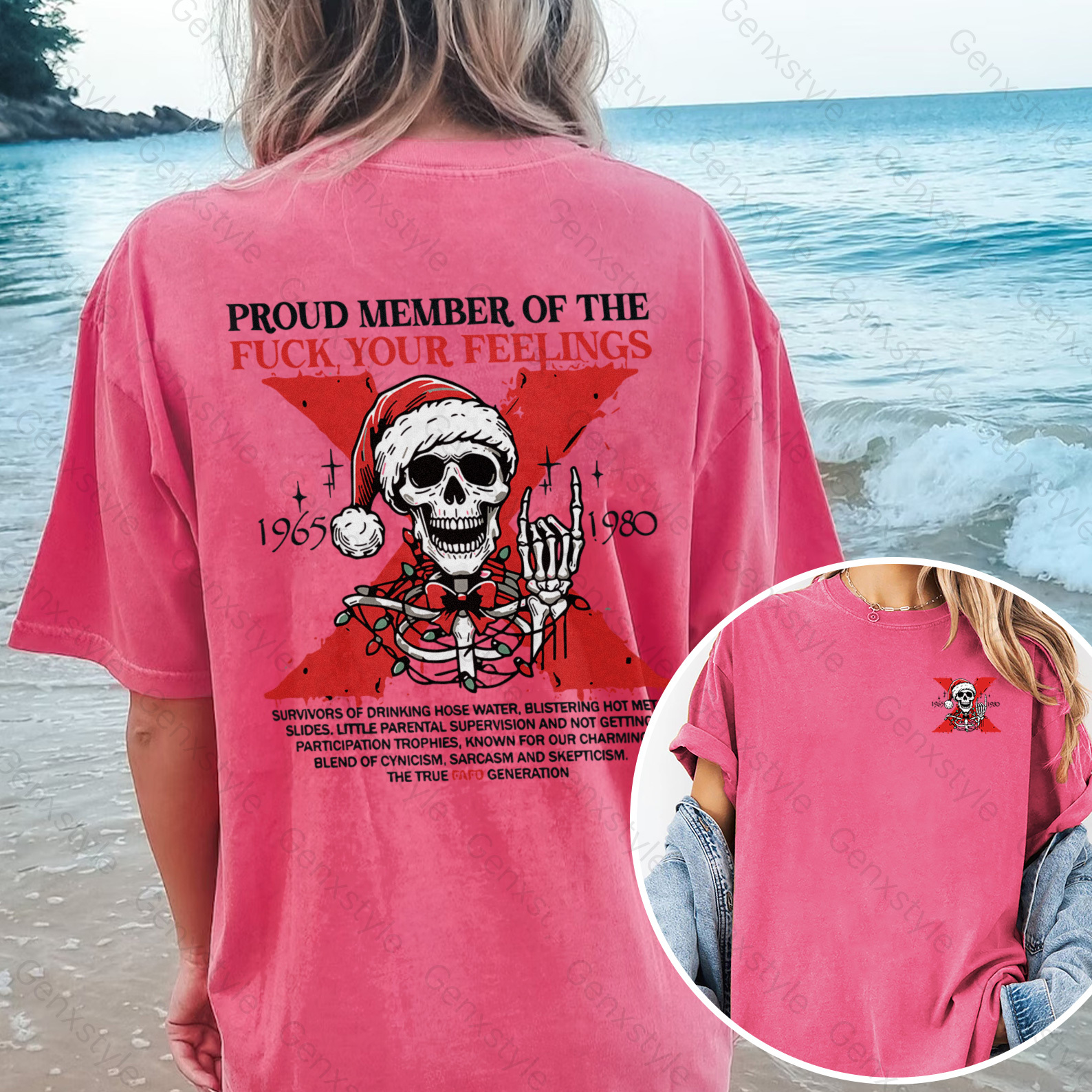 Washed Christmas Generation X T-shirt