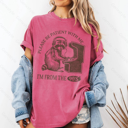 Washed Please Be Patient with Me, I'm From the 1900's - Print Unisex Crewneck XXXV