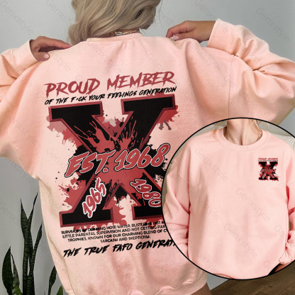 The True FAFO Generation X Unisex Crewneck