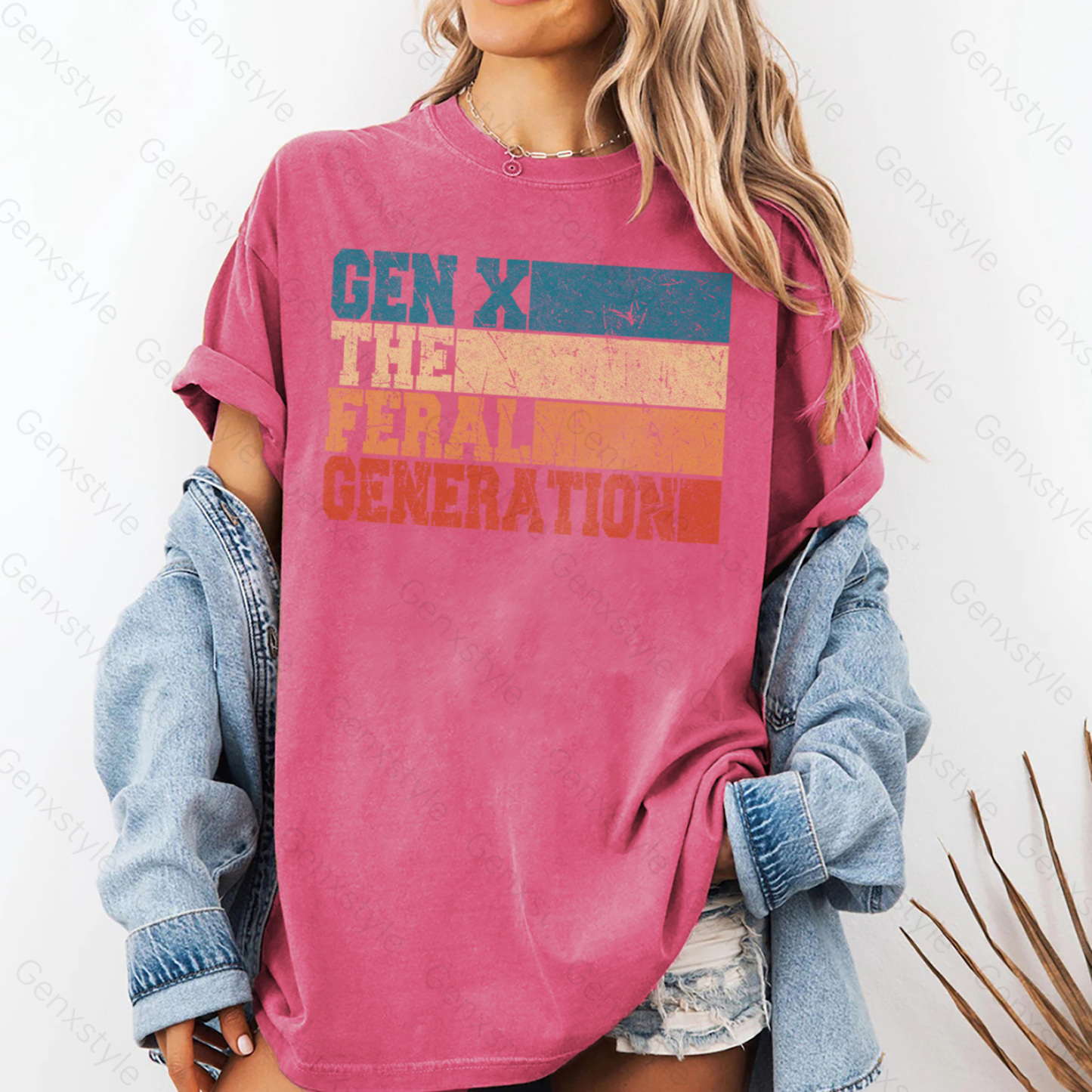 Washed Retro Vintage Gen X T-shirt