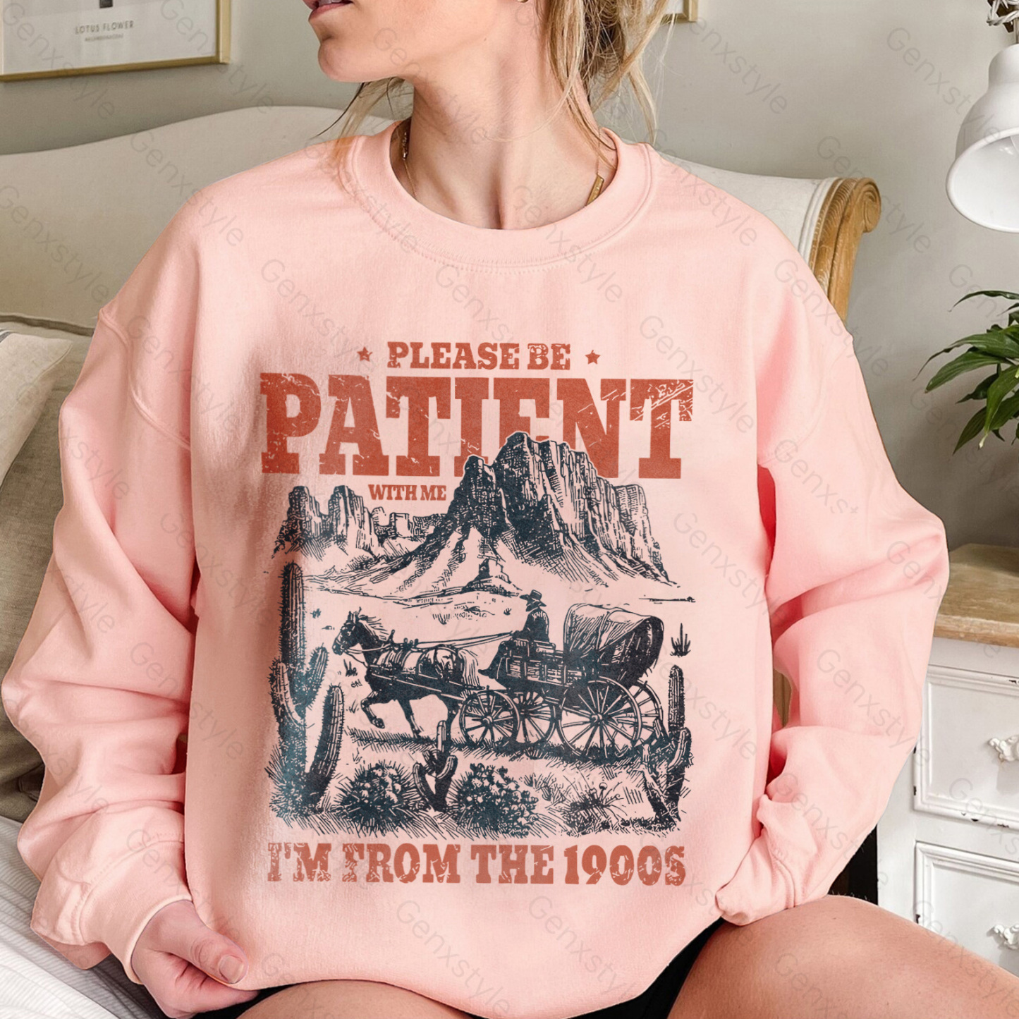 Please Be Patient with Me, I'm From the 1900's - Print Unisex Crewneck XXIII