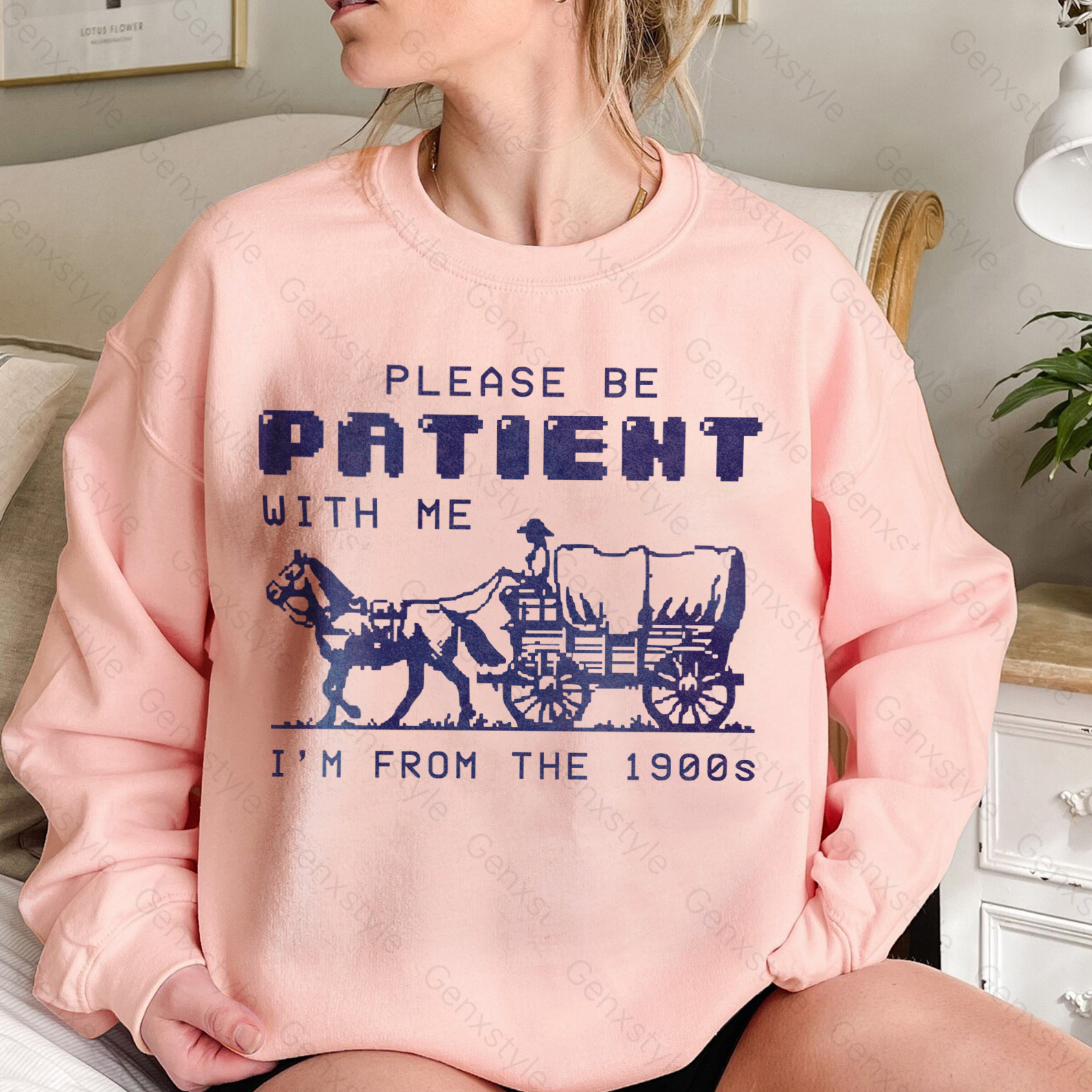 Please Be Patient with Me, I'm From the 1900's - Print Unisex Crewneck XXIV