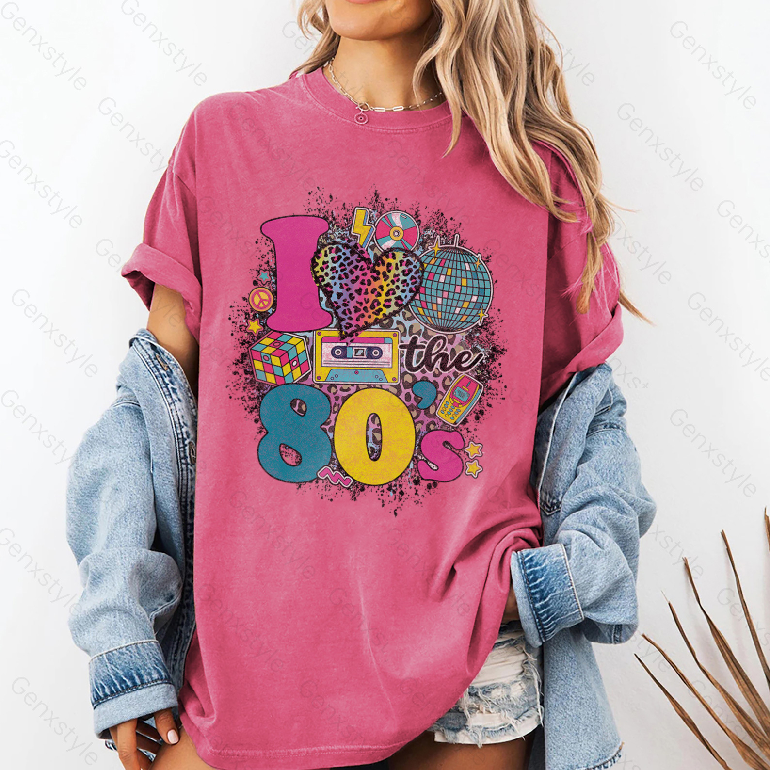 Washed Retro 80s T-shirt