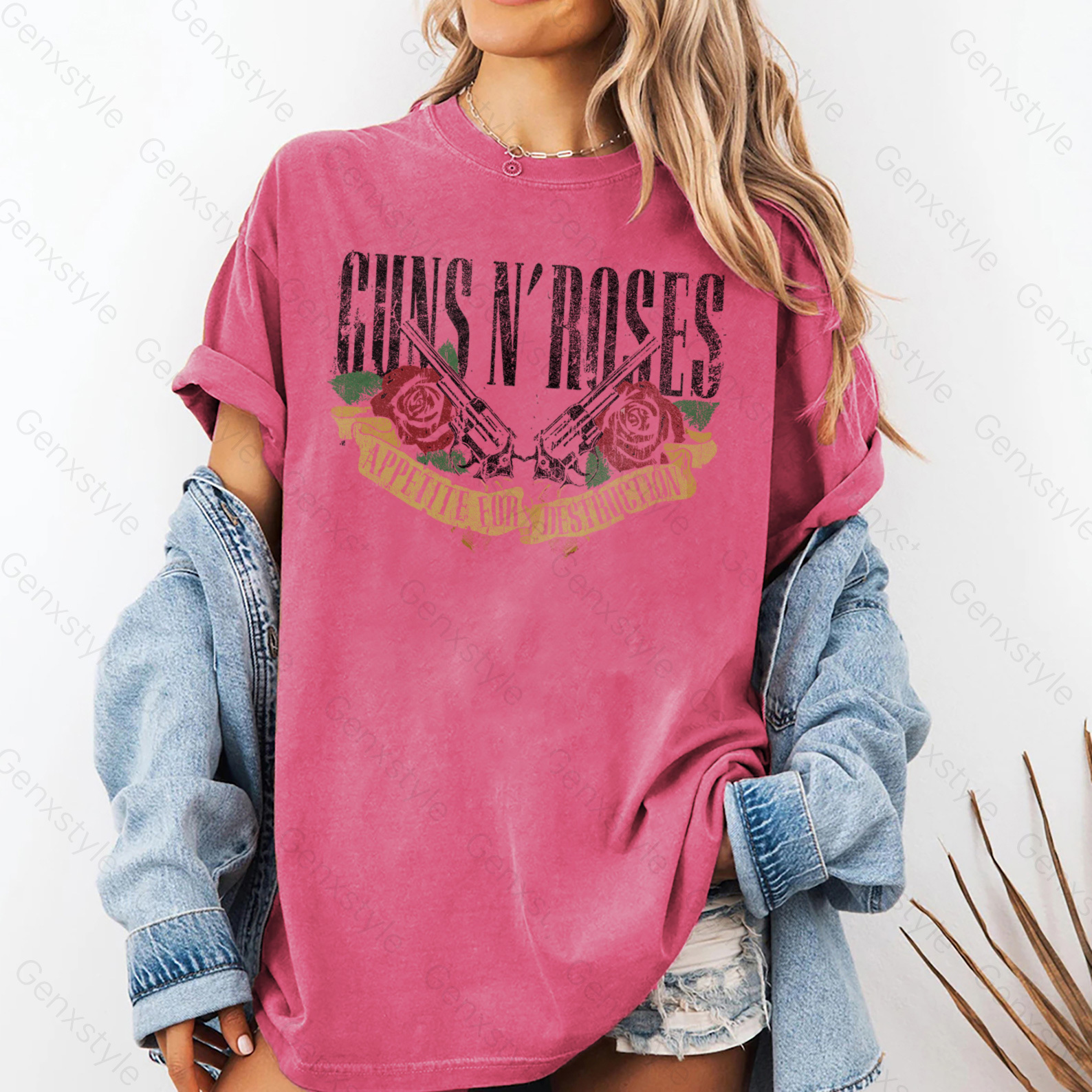 Washed Guns n Roses Art T-shirt