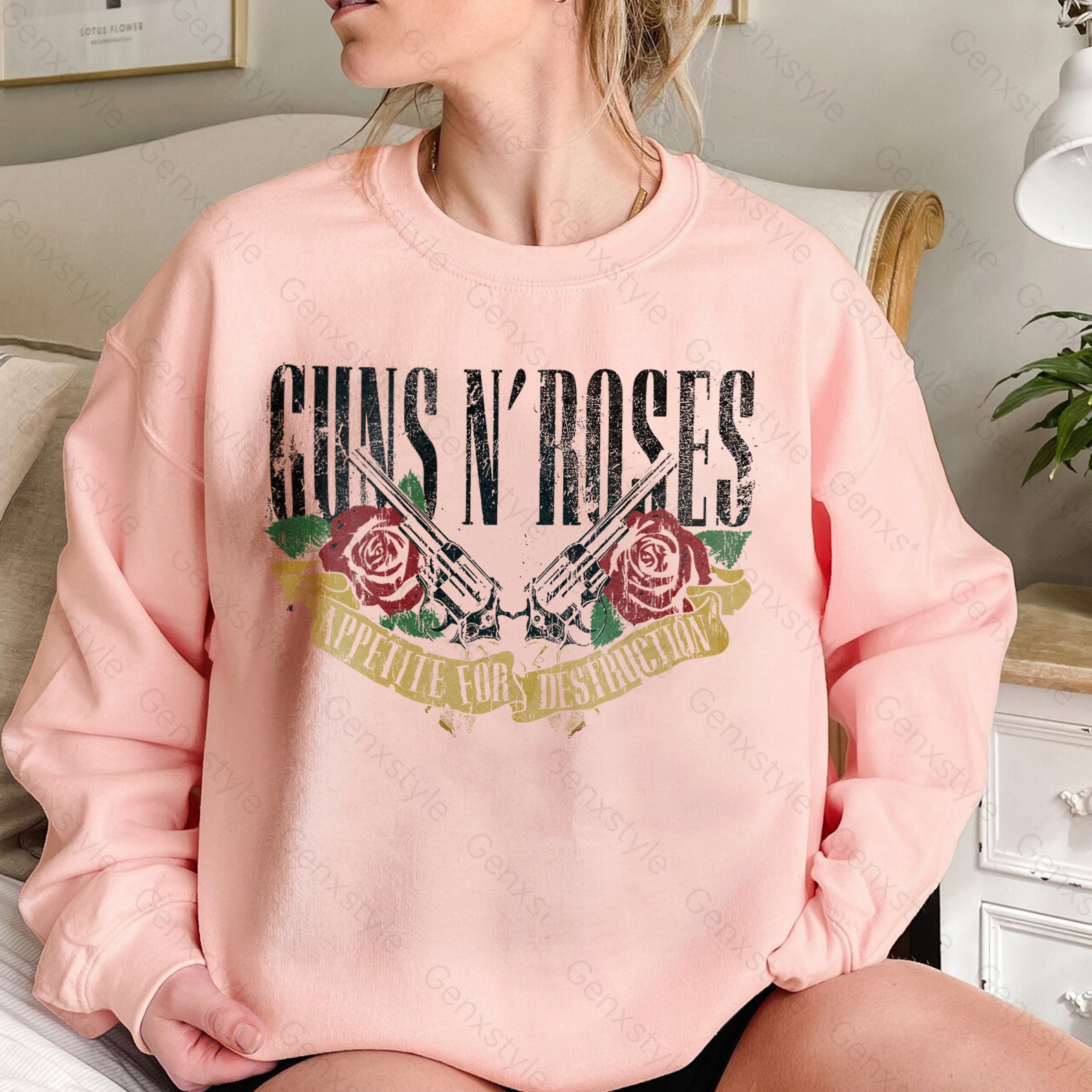 Guns n Roses Art Crewneck