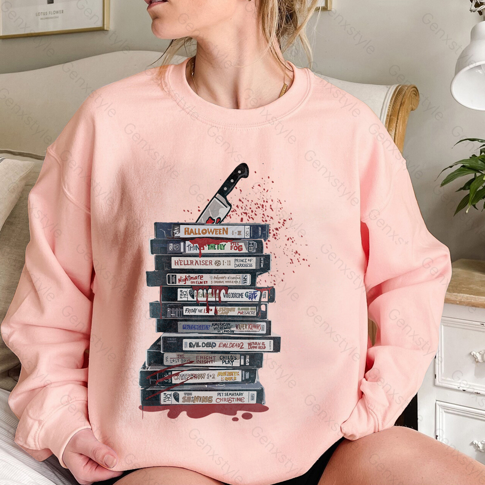 90s Style Halloween Movie Crewneck