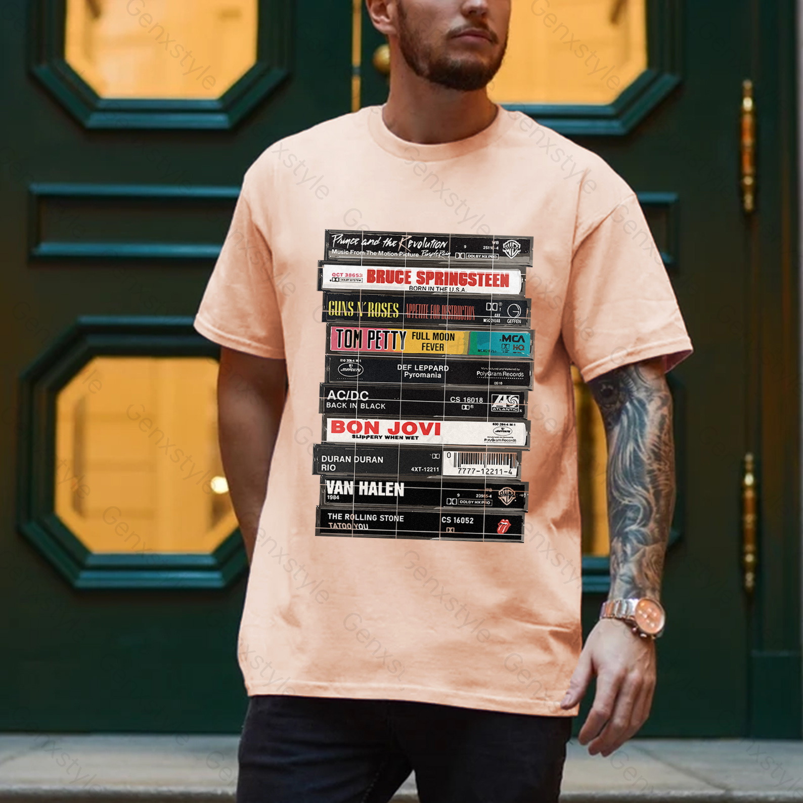 Rock Cassettes Tape T-shirt