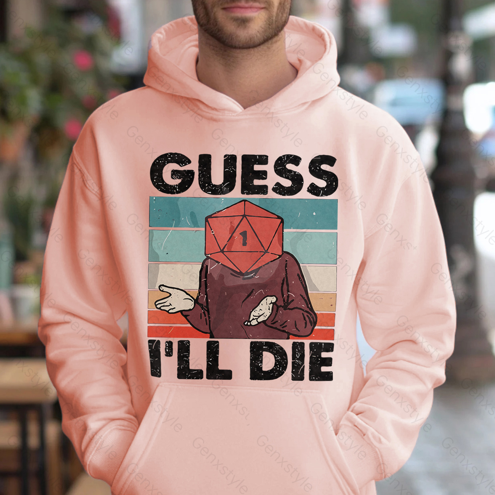 Guess I'll Die D&D Vintage Hoodie