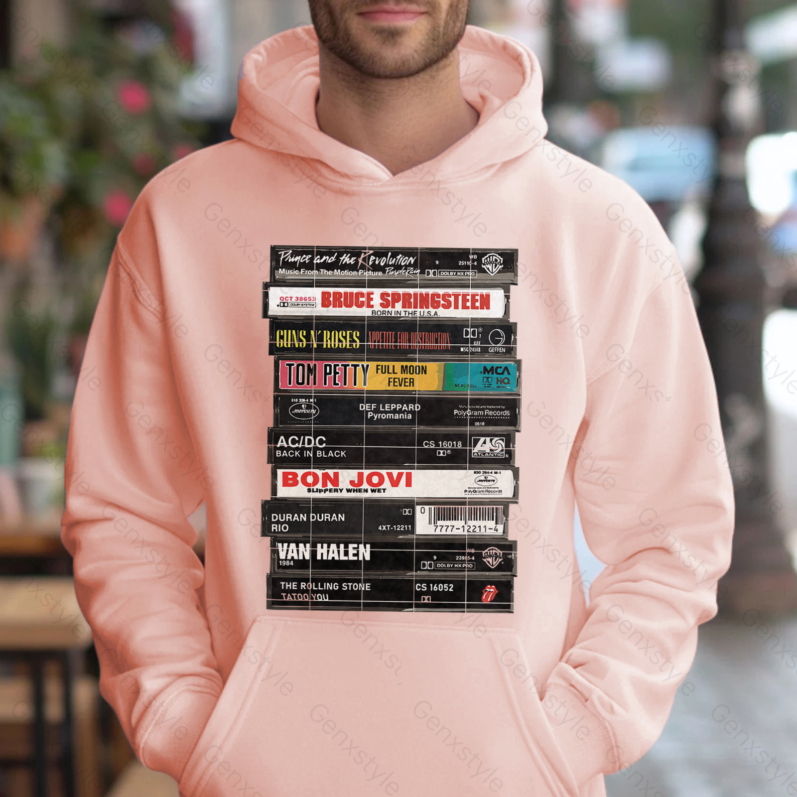Rock Cassettes Tape Hoodie
