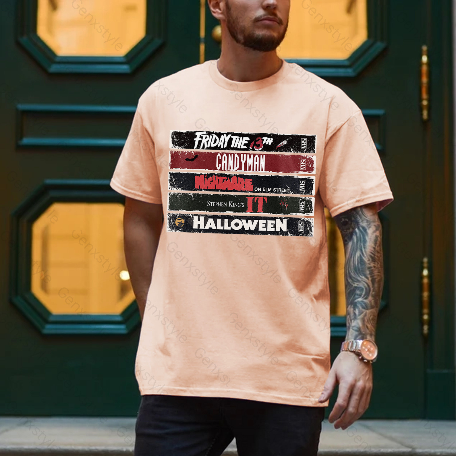 90s Halloween Horror Movie T-shirt