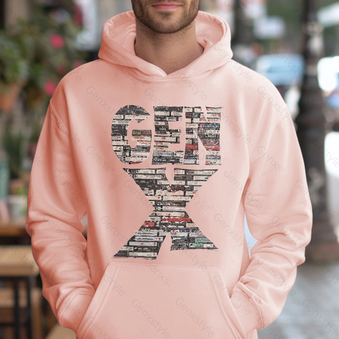 Gen X 80s Rock Cassettes Hoodie