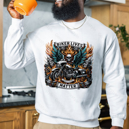 Generation X Biker Lives Matter Crewneck