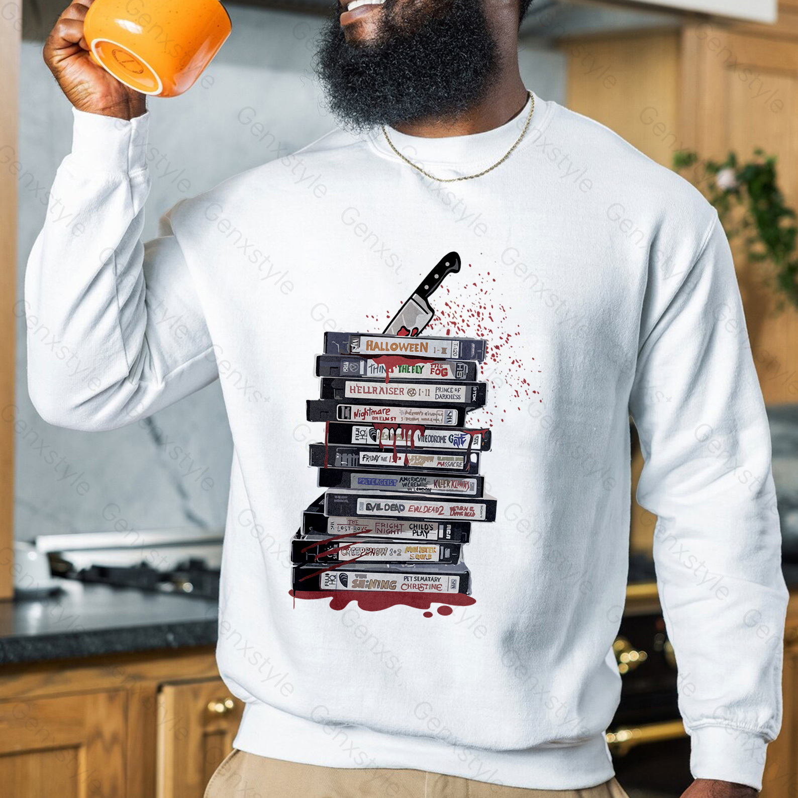 90s Style Halloween Movie Crewneck