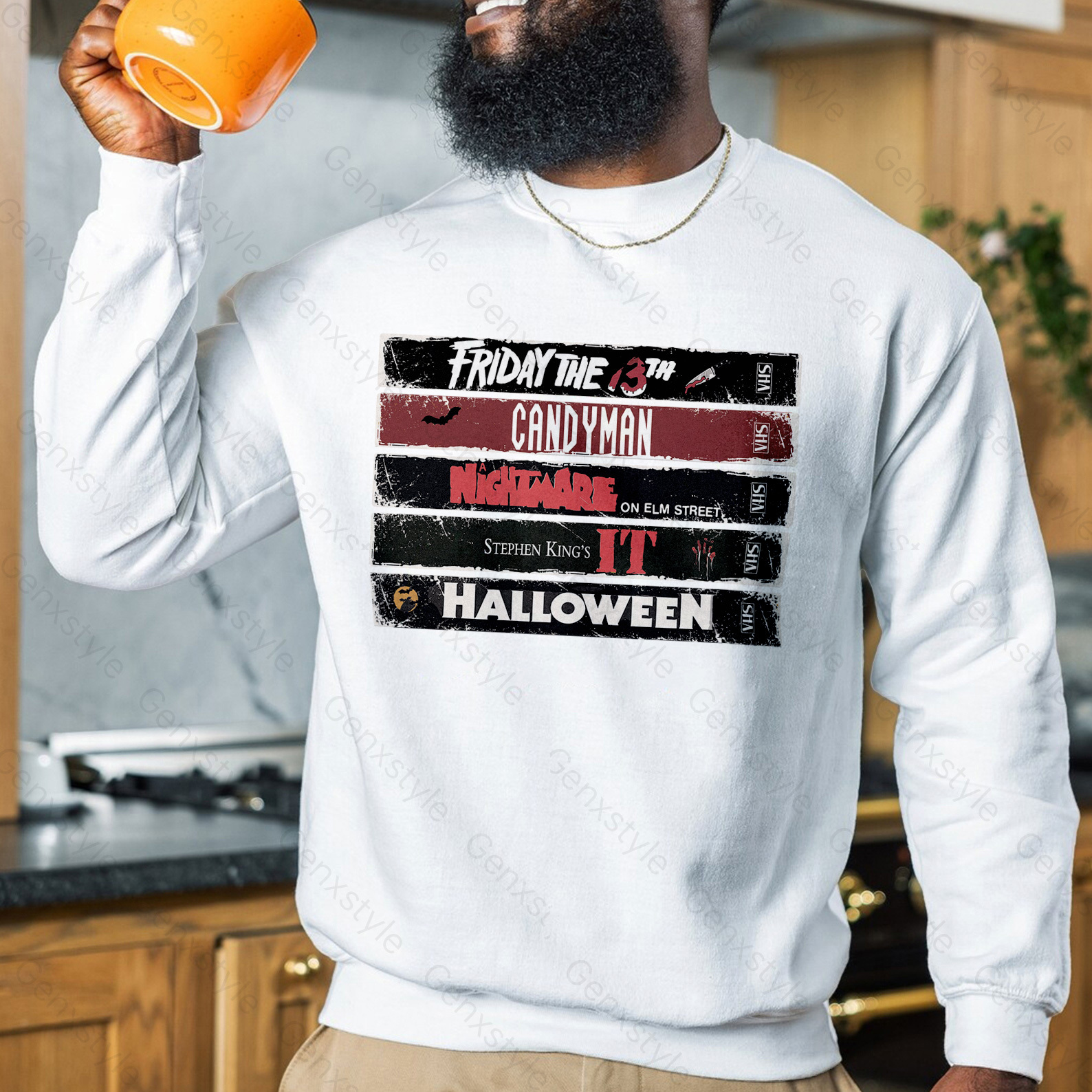 90s Halloween Horror Movie Crewneck